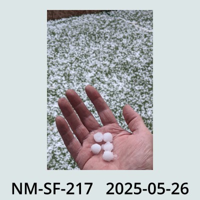 Hail Obs Photo