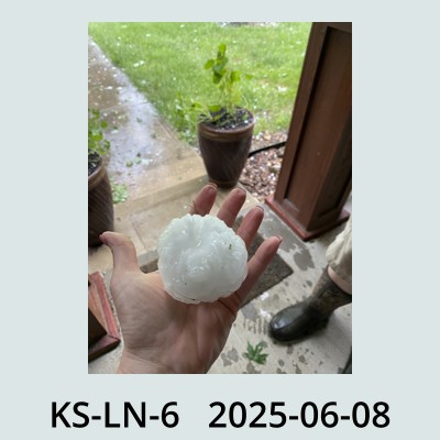 Hail Obs Photo