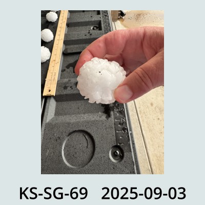 Hail Obs Photo