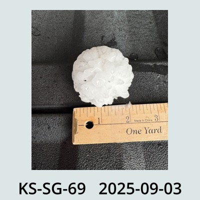 Hail Obs Photo