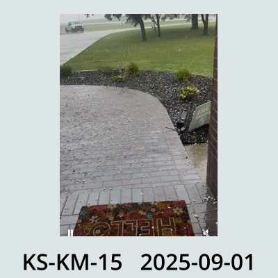 Hail Obs Photo