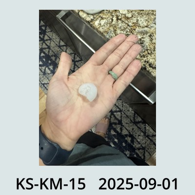Hail Obs Photo