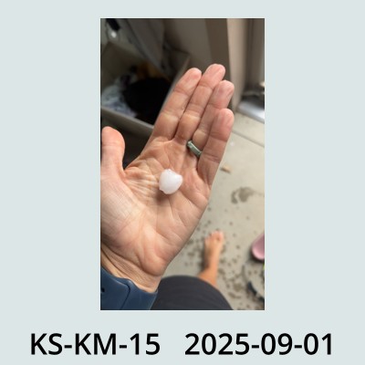Hail Obs Photo