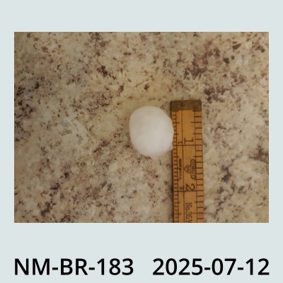 Hail Obs Photo