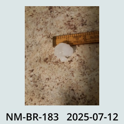 Hail Obs Photo