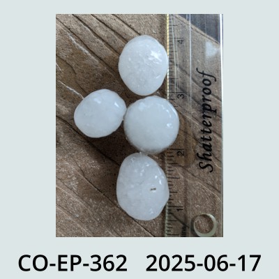 Hail Obs Photo