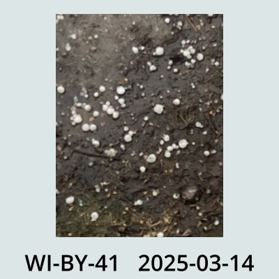 Hail Obs Photo