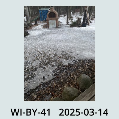 Hail Obs Photo