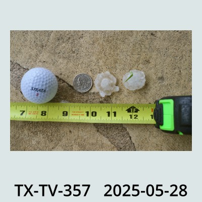 Hail Obs Photo