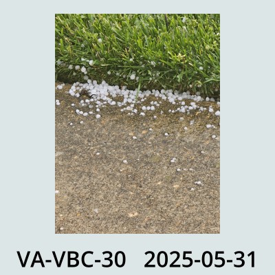 Hail Obs Photo