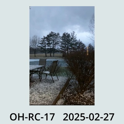 Hail Obs Photo