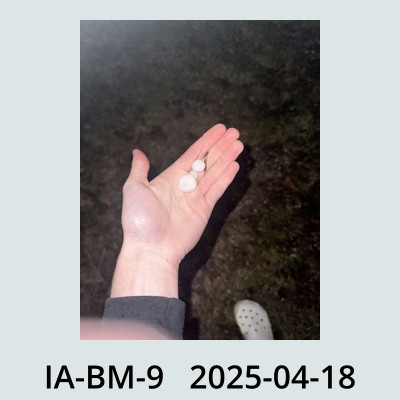 Hail Obs Photo