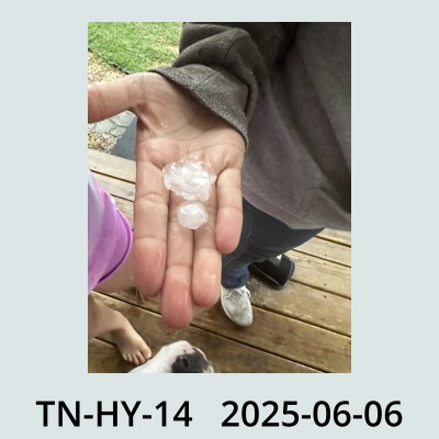 Hail Obs Photo