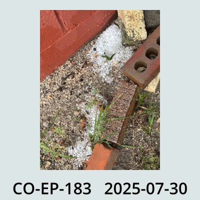 Hail Obs Photo