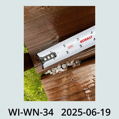 Hail Obs Photo