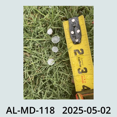 Hail Obs Photo