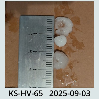 Hail Obs Photo