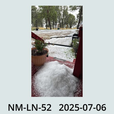 Hail Obs Photo