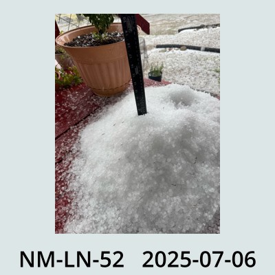 Hail Obs Photo