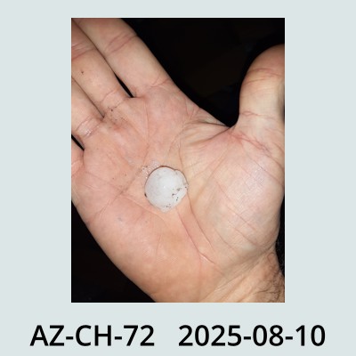 Hail Obs Photo
