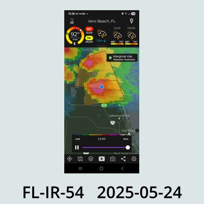 Hail Obs Photo
