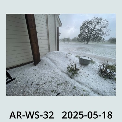 Hail Obs Photo