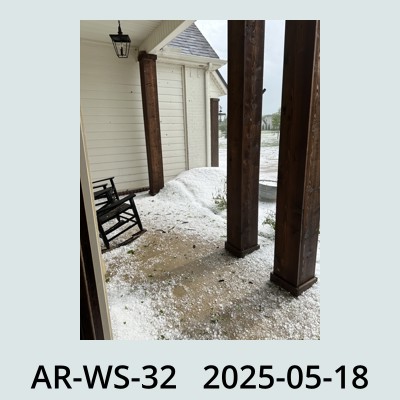 Hail Obs Photo