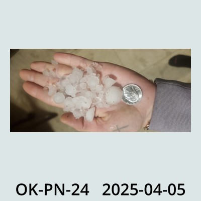 Hail Obs Photo