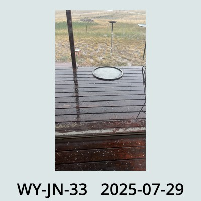 Hail Obs Photo