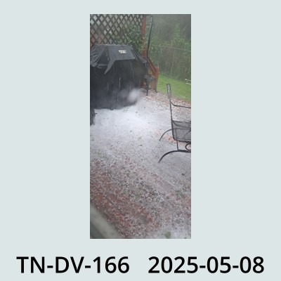 Hail Obs Photo
