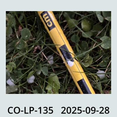 Hail Obs Photo