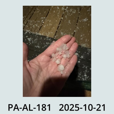 Hail Obs Photo