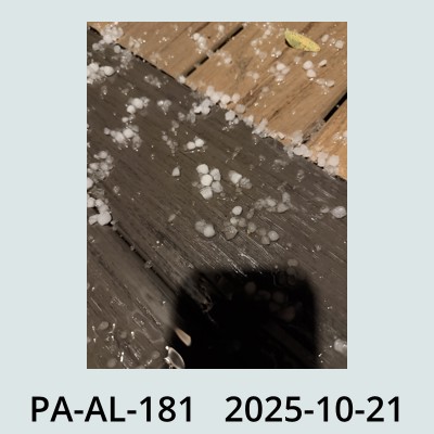 Hail Obs Photo