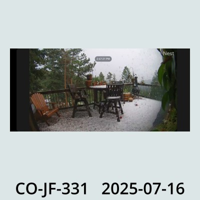 Hail Obs Photo