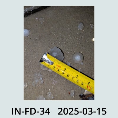 Hail Obs Photo