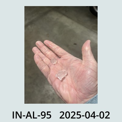 Hail Obs Photo