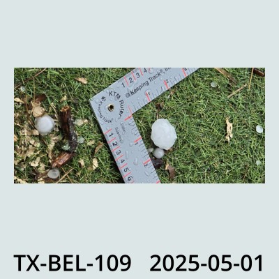 Hail Obs Photo