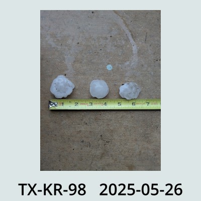 Hail Obs Photo