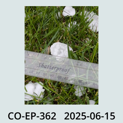 Hail Obs Photo