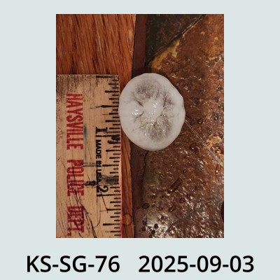 Hail Obs Photo