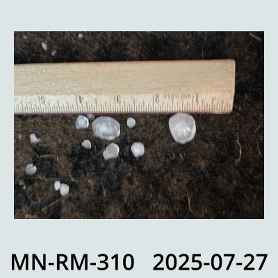 Hail Obs Photo