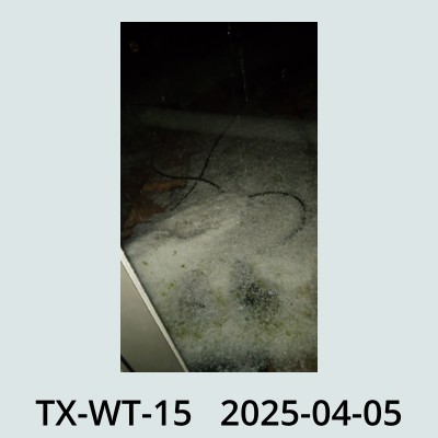 Hail Obs Photo