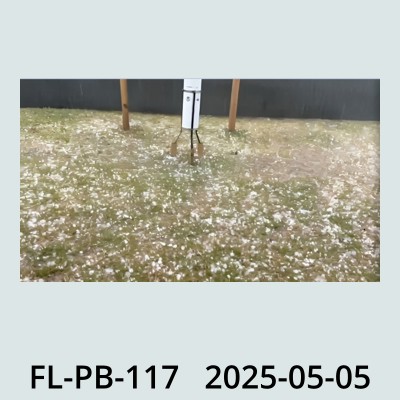 Hail Obs Photo