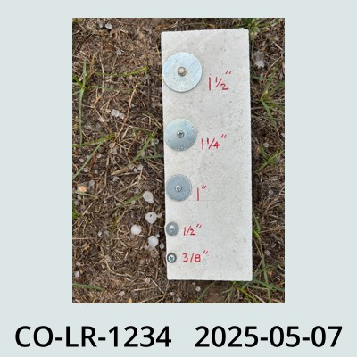 Hail Obs Photo