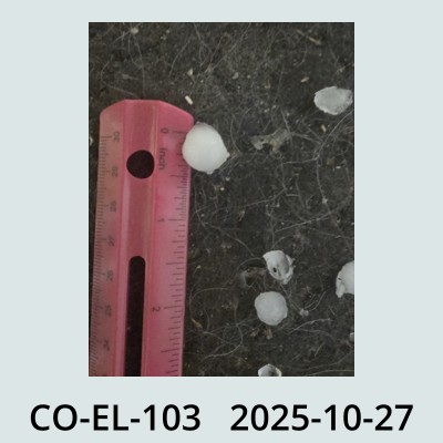 Hail Obs Photo