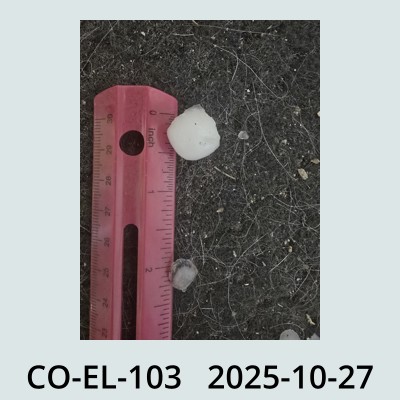 Hail Obs Photo