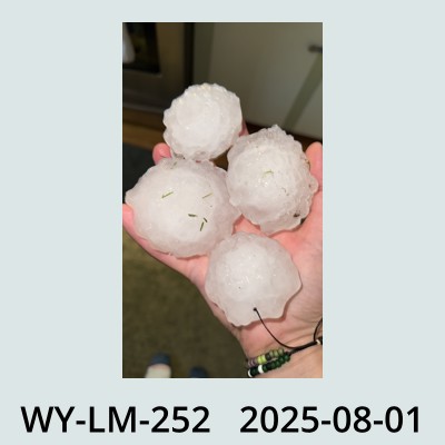 Hail Obs Photo