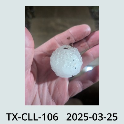 Hail Obs Photo