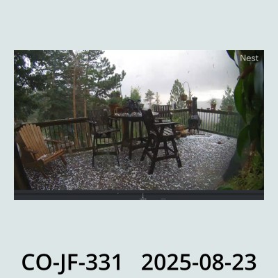 Hail Obs Photo