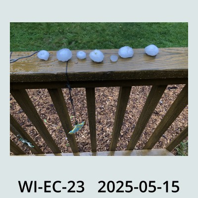Hail Obs Photo